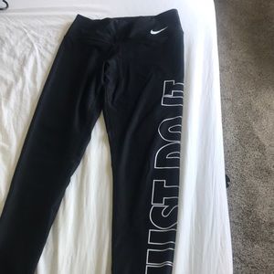 Small Nike Just Do It Dri Fit Leggings